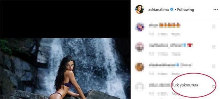 Adriana Limanın paylaşımı olay oldu Türk yok mu hiç
